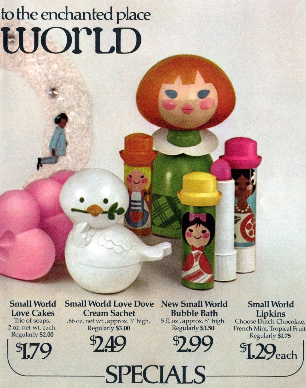 Avon Small World dolls offered fragrant charm in cute packages during