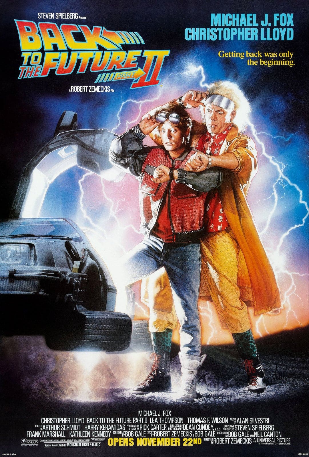 Back to the Future 2 movie poster - 1985