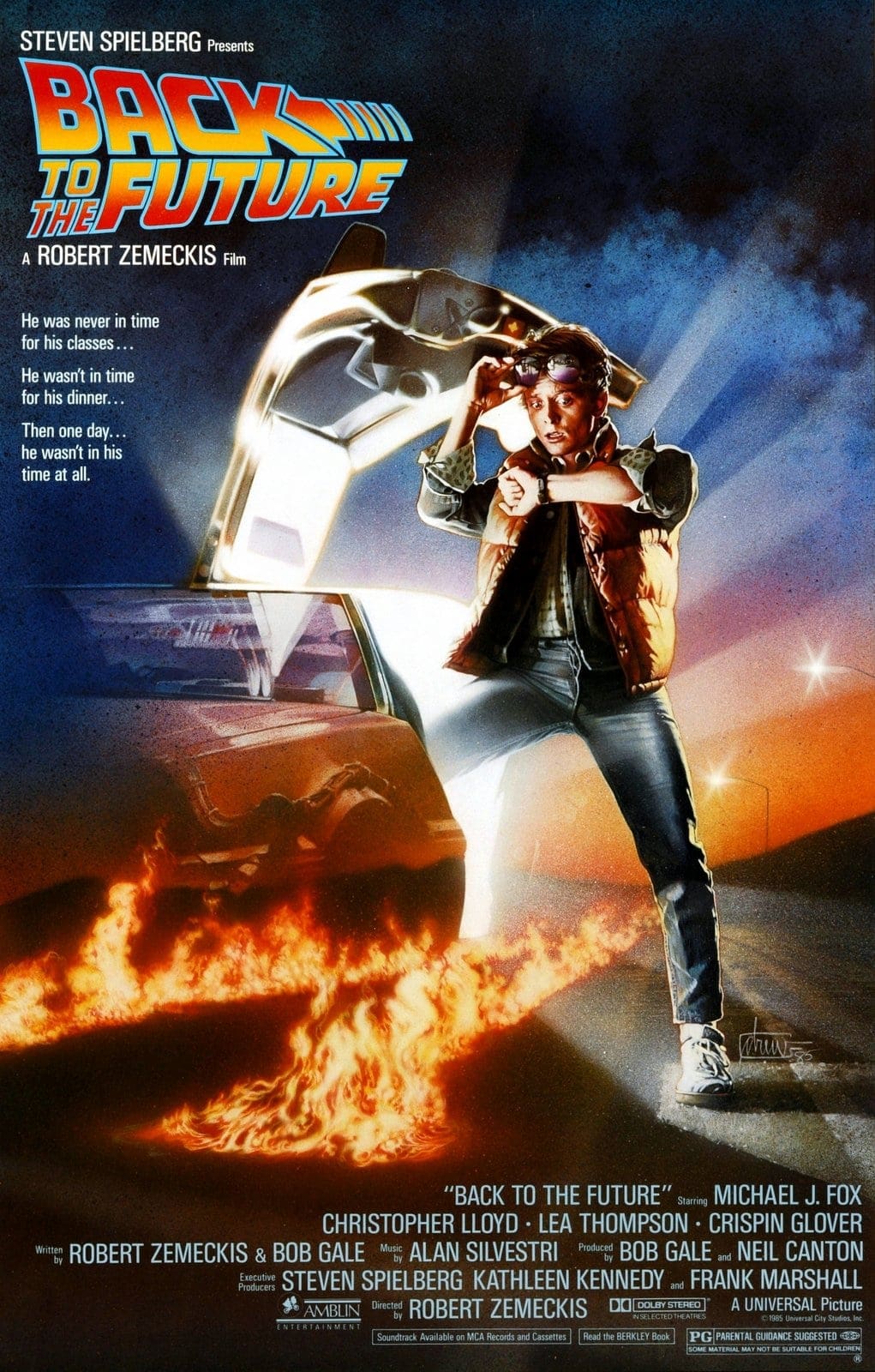 Back to the Future movie poster - 1985