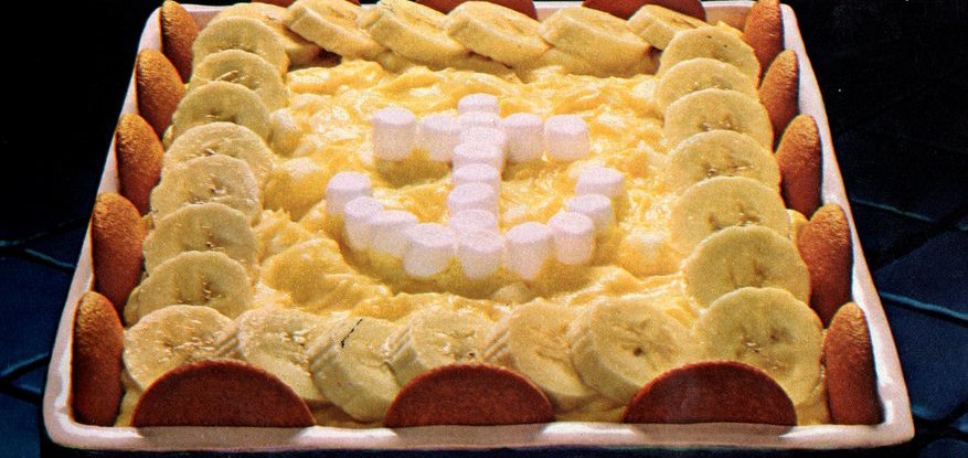 2 different retro desserts called Banana Boats (1974) - Click Americana