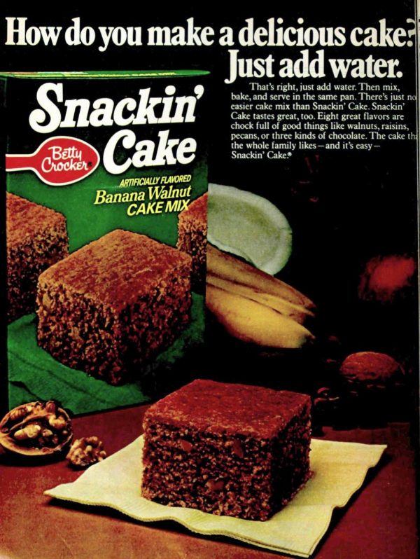 Remember Snackin' Cake the 1970s dessert you could mix, bake and