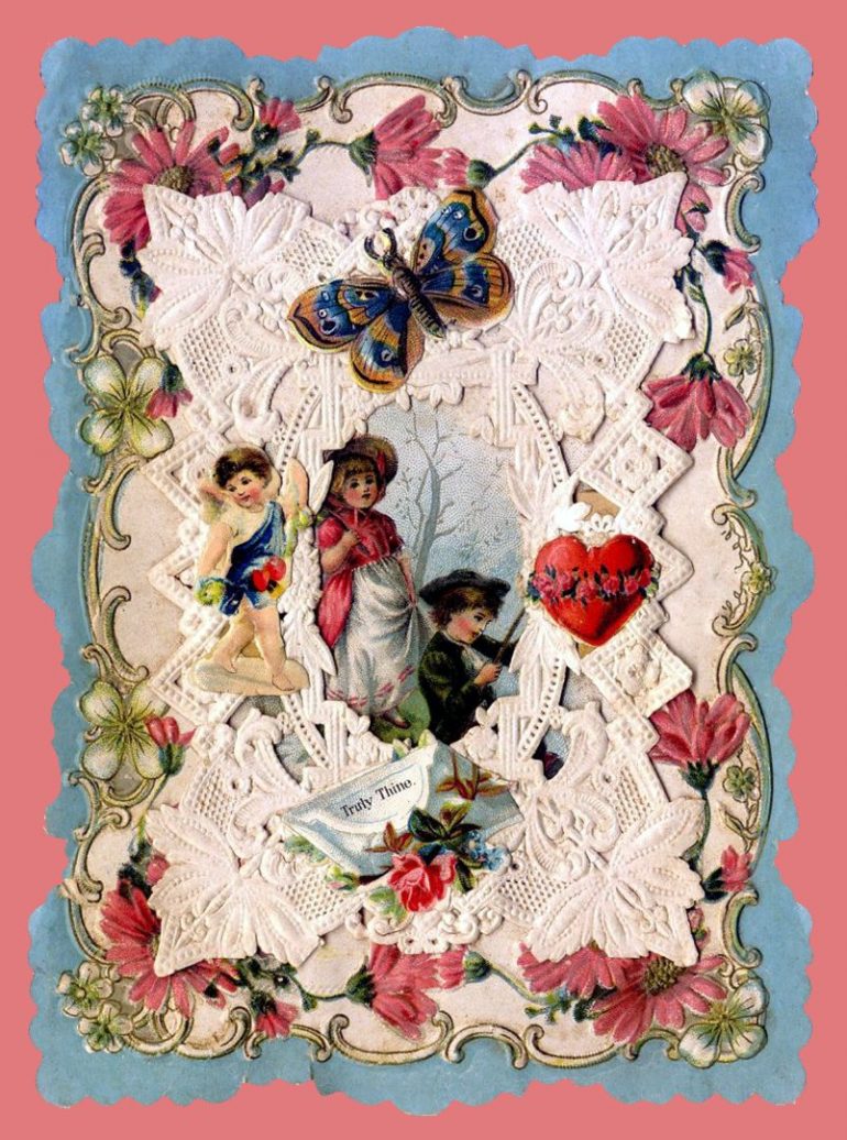 10 Victorian Valentine's cards that were elegant, embossed ...