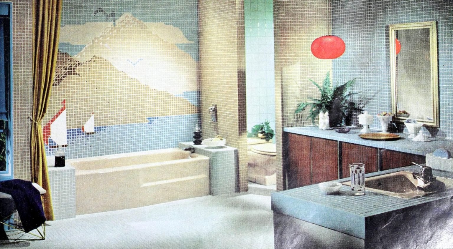 50 vintage 1960s bathroom tile design ideas Click Americana