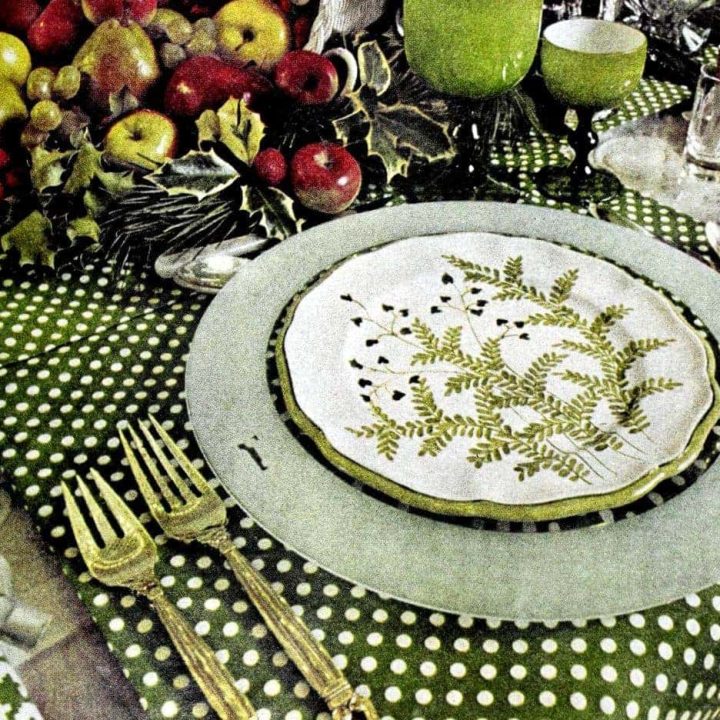 Beautiful vintage ’70s table setting ideas