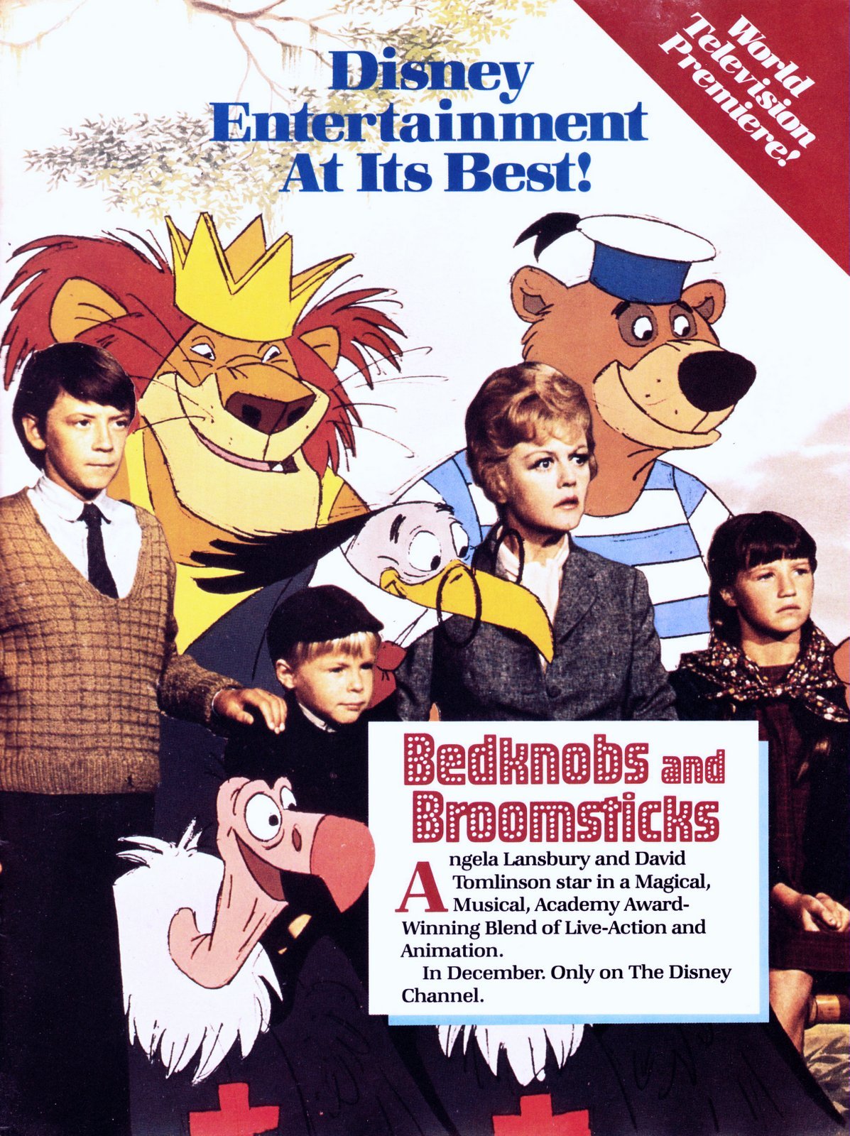 Bedknobs and Broomsticks Disney movie on TV (1984) via ClickAmericana com
