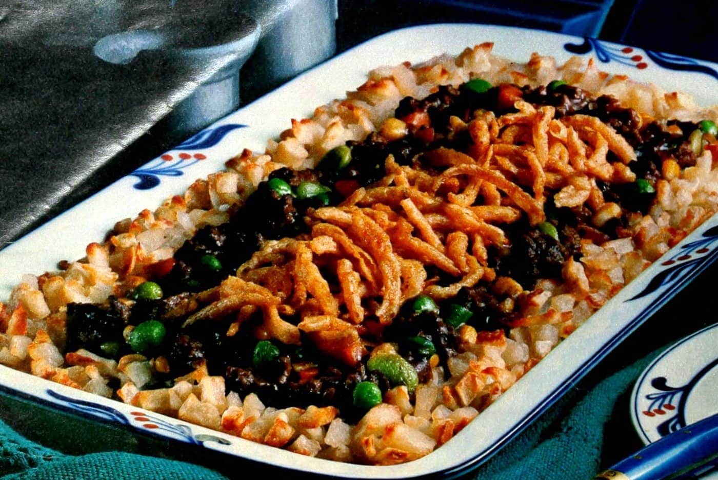 Beef 'n potato bake recipe from 1984 - Click Americana