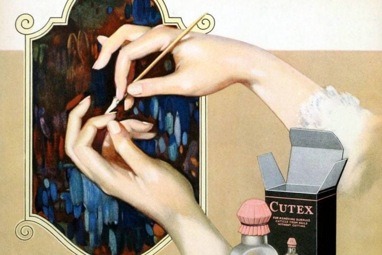 Before colored nail polish was in stores, here's what women 100 years ago did for a manicure