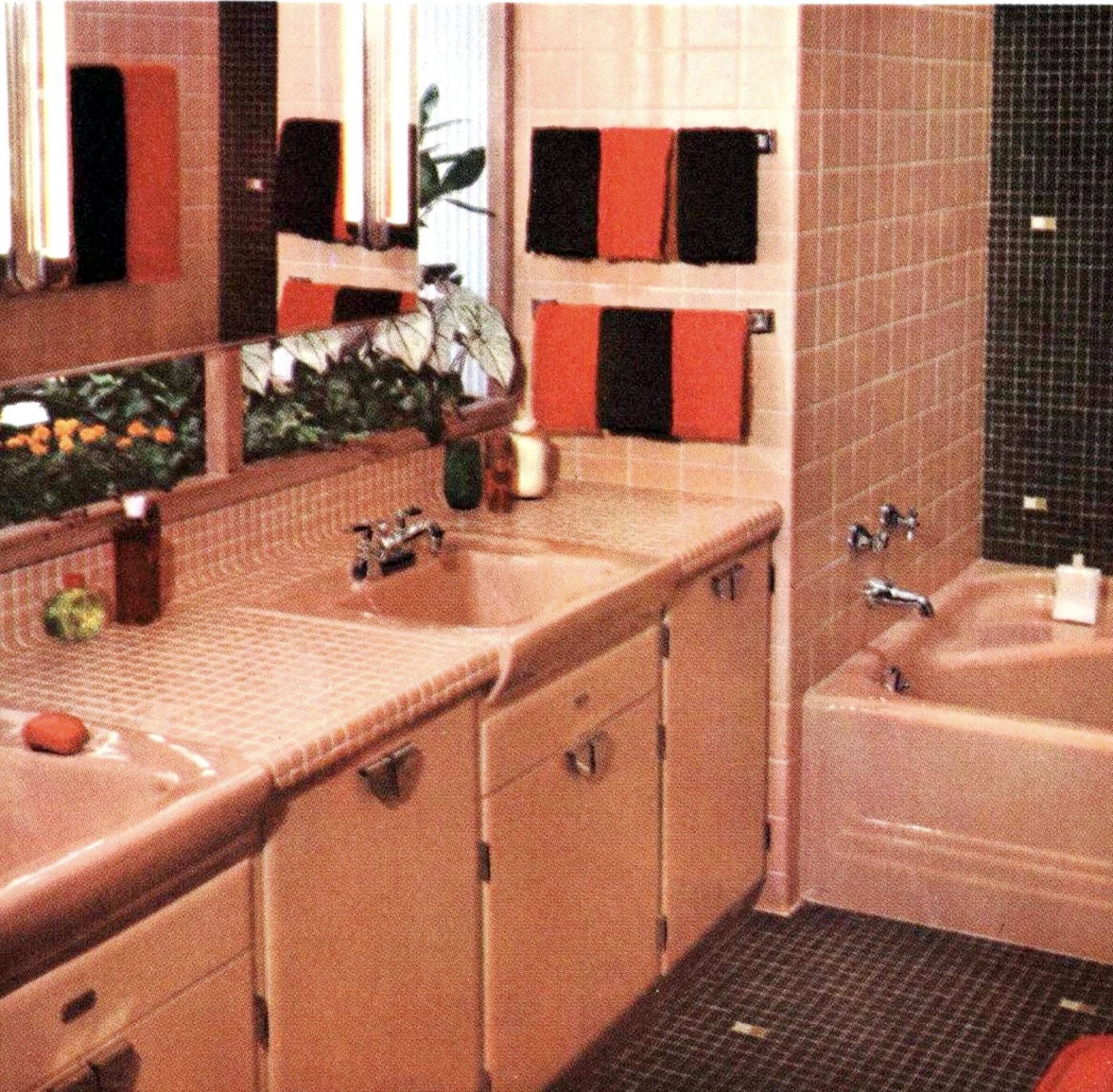 1950s bathroom tile: The bold pastel design era that transformed a