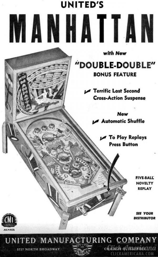 40+ vintage pinball machines from the 1940s Click Americana