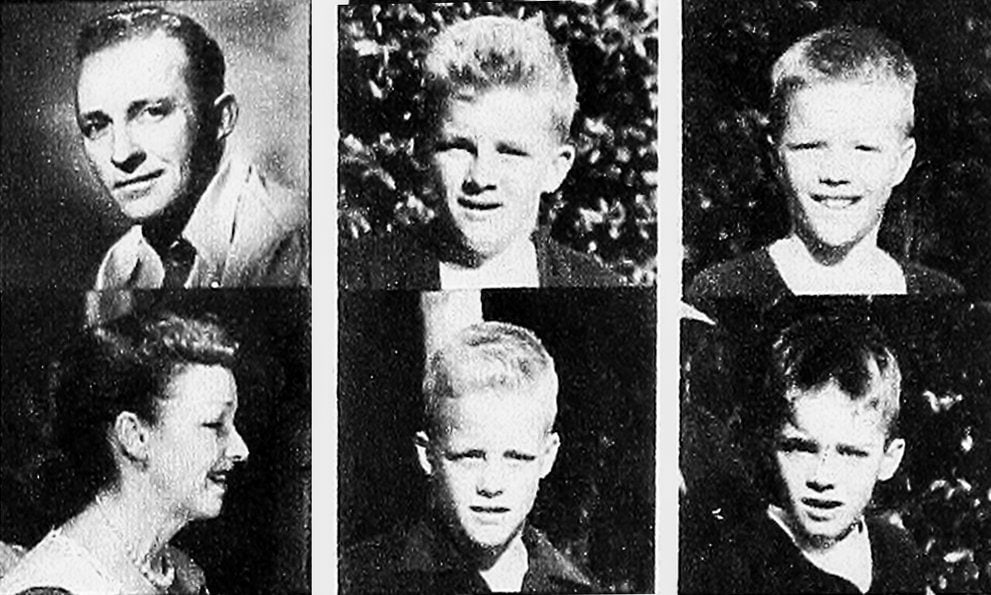 Bing Crosby and his family - 1950