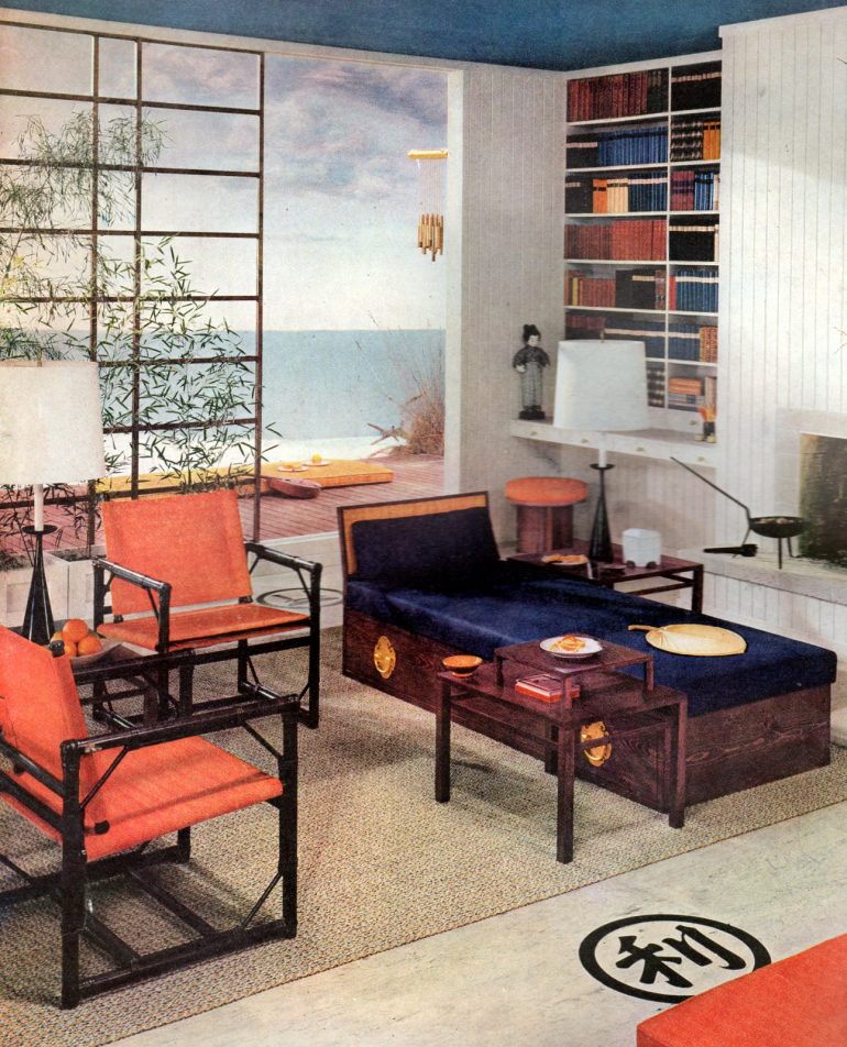 Look back at 70 years of vintage bookshelves, book nooks & other ...