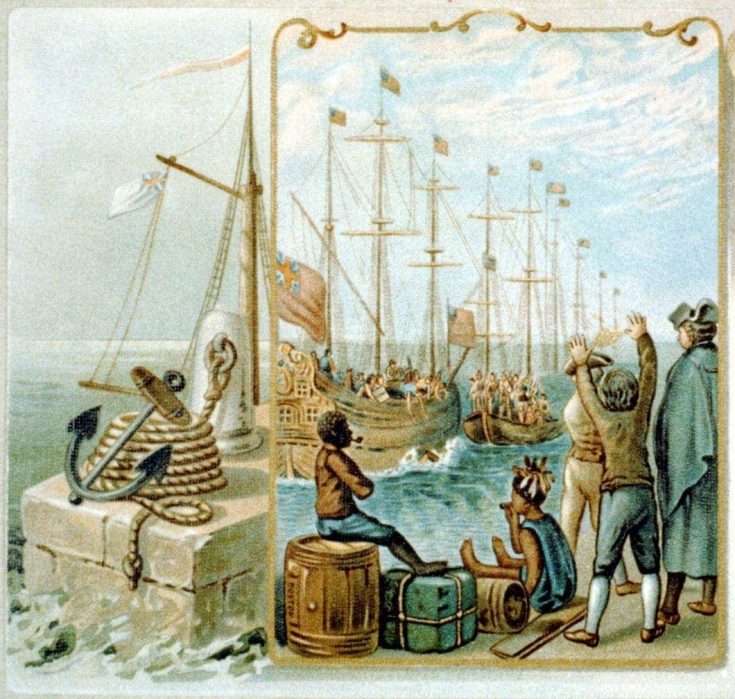 The true story of the Boston Tea Party (1773) Click Americana