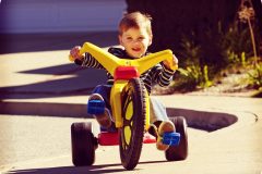 Boy on a Big Wheel