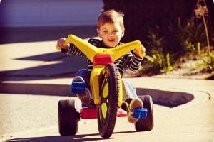Boy on a Big Wheel