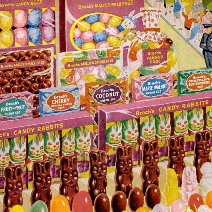 Brach's Easter candy from the 60s Bunnies, chicks, chocolate eggs