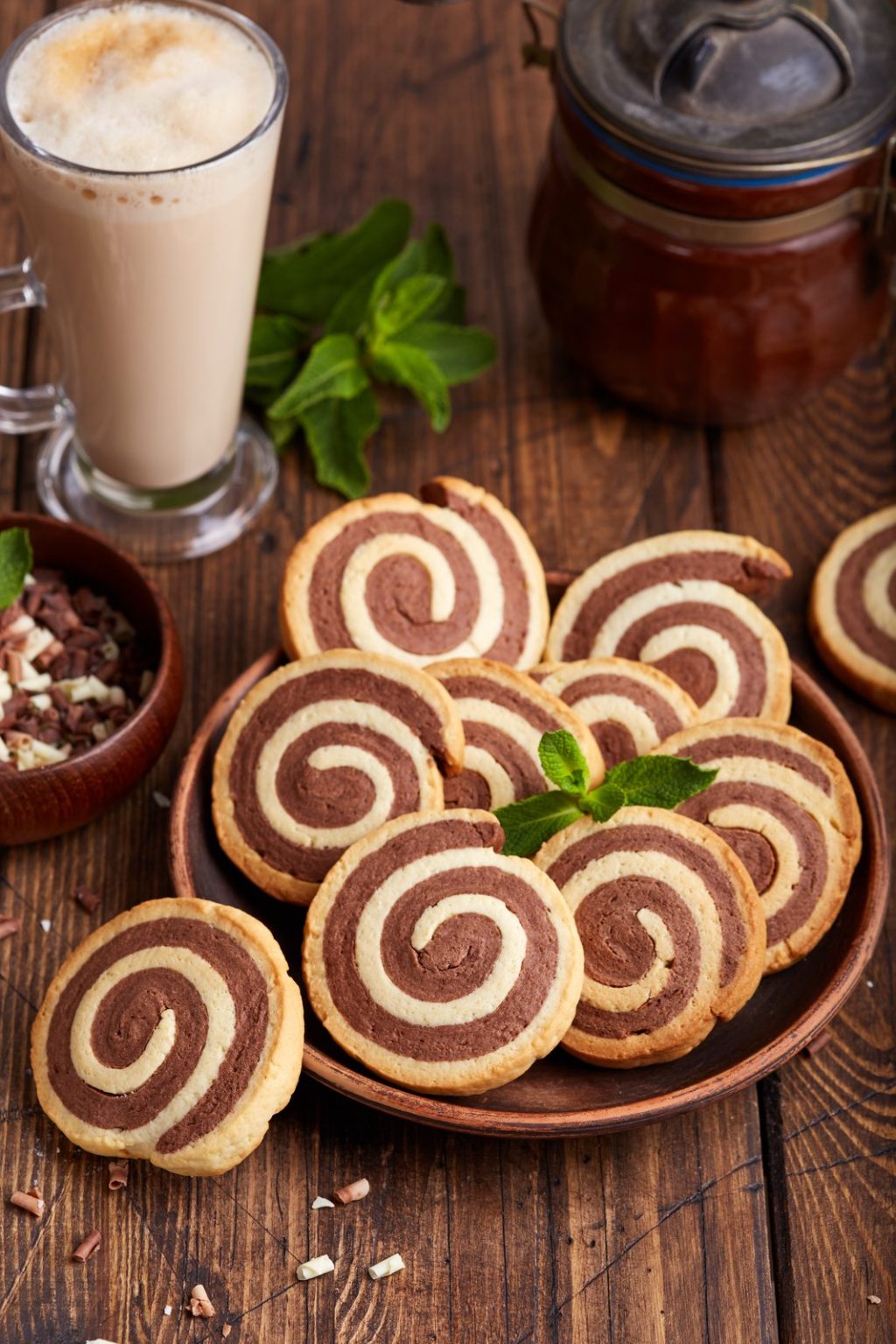 Classic chocolate pinwheel cookies are a fun & pretty treat Click