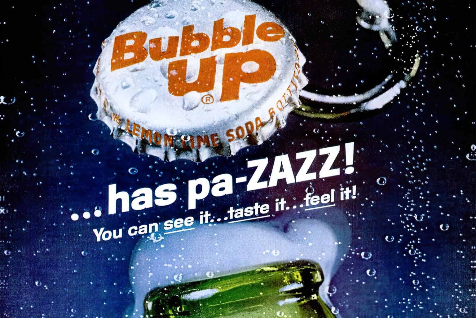 Bubble Up lemonlime soda The old soft drink with a surprisingly long