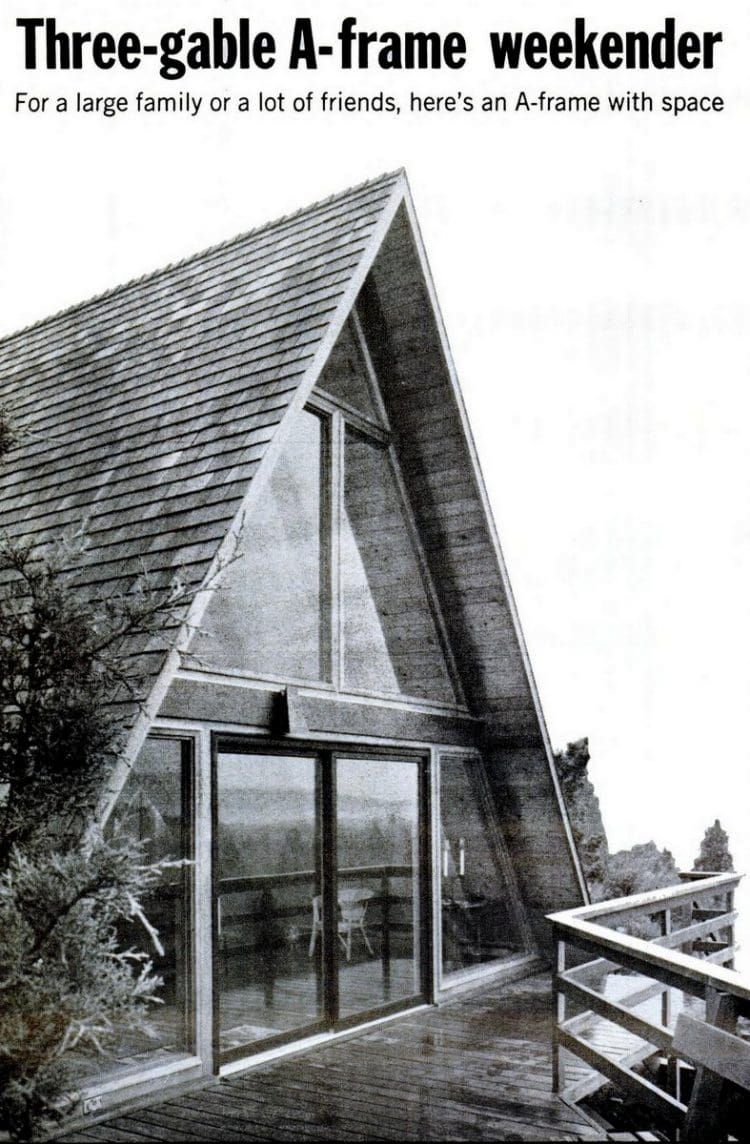 A Frame House Plans For Second Homes Family Vacation Cabins 12
