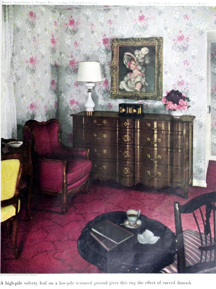 See 70 vintage sculptured & textured carpets that gave homes an old