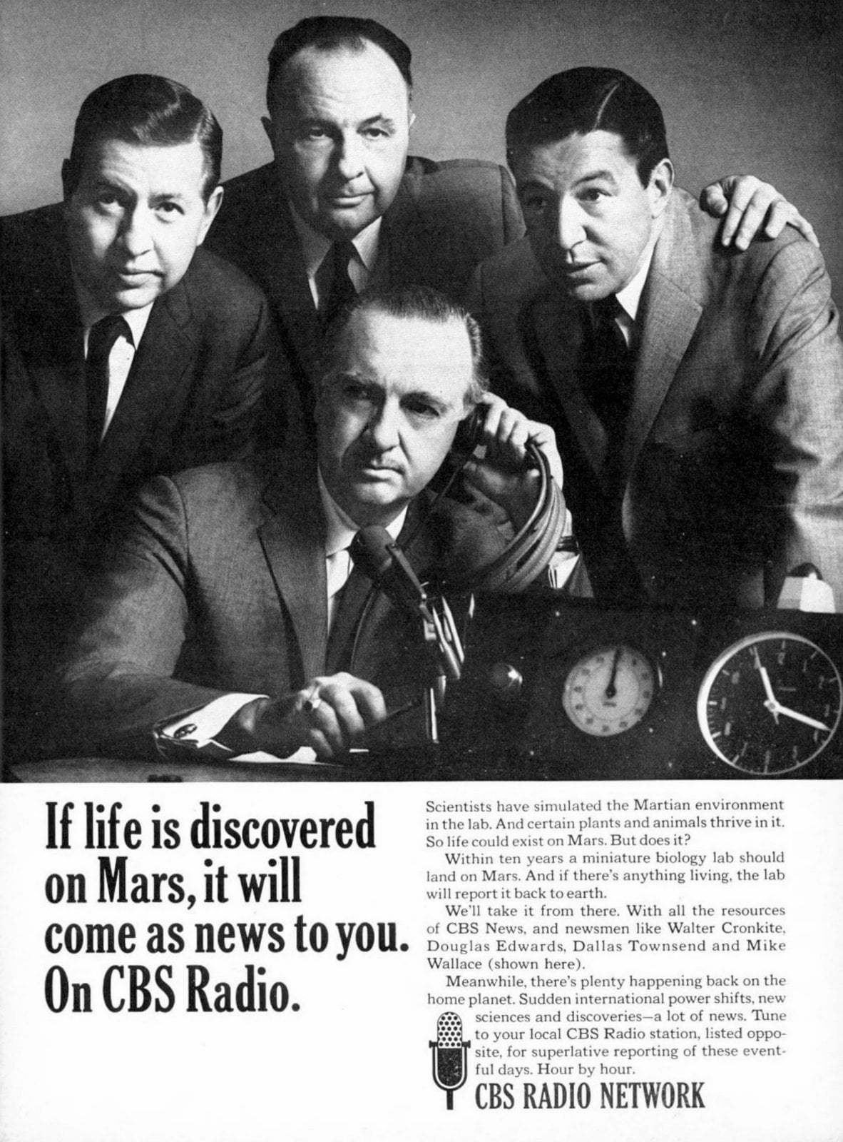 CBS radio shows: The legendary lineup that ruled the airwaves in the 1950s & 1960s 17 CBS News life on Mars (1967) via ClickAmericana com