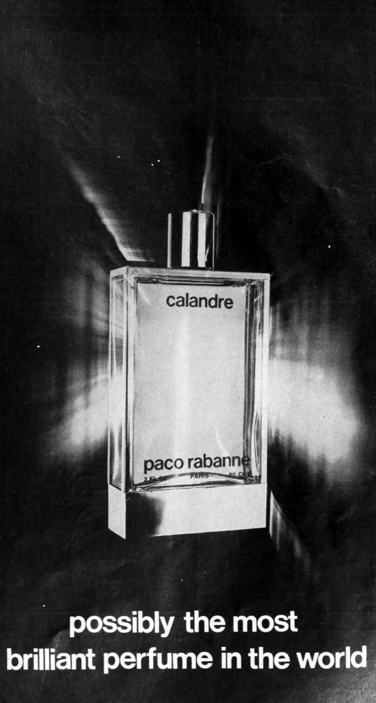 100 Vintage 70s Perfumes That Will Take You Straight Back In Time Calandre Vintage Perfume From Paco Rabanne 1978 770x1438