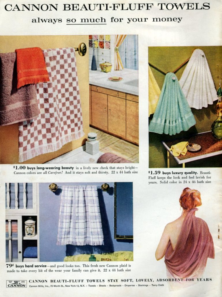 See 50+ retro bath towels from the 1950s Click Americana