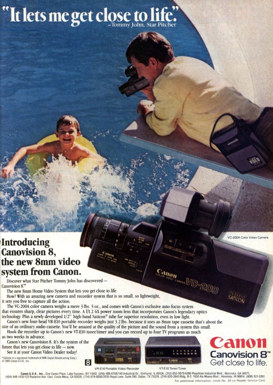 Vintage camcorders revolutionized how we captured memories (1970s1990s