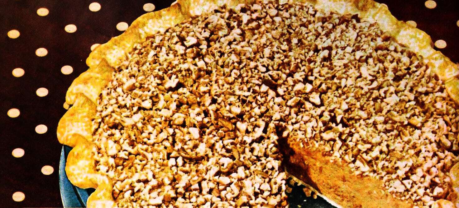 Caramel surprise chiffon pie recipe (1953) - Click Americana