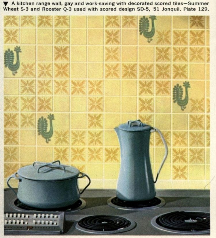 20 vintage 1960s kitchen tile design ideas & popular retro mosaic tile styles Click Americana