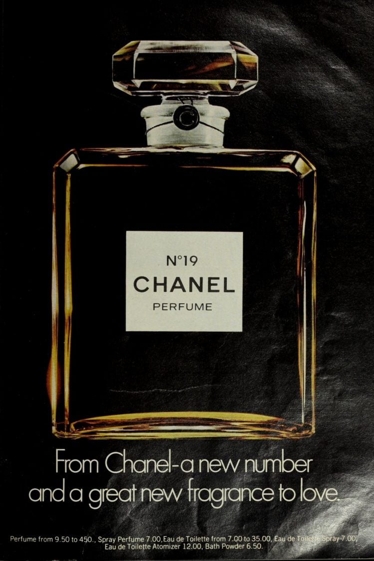 100 Vintage 70s Perfumes That Will Take You Straight Back In Time Chanel No 19 Perfume 1973 750x1125