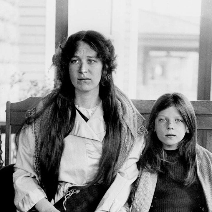 Charlotte Collyer and daughter - Titanic survivors