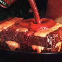 Cheeseburger meatloaf - Cheese-stuffed meatloaf recipe (1964)