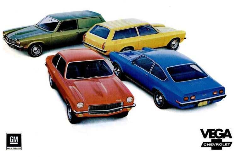 Look back at the Chevrolet Vega, the subcompact car Chevy produced from ...