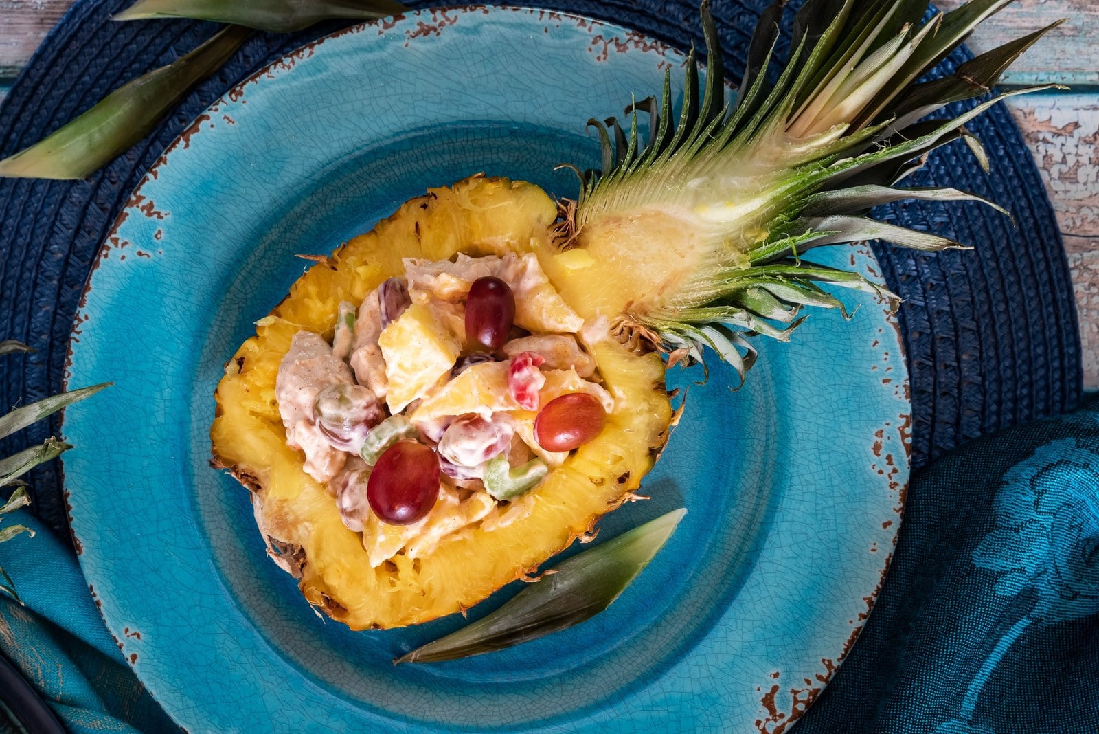 Classic pineapple chicken salad