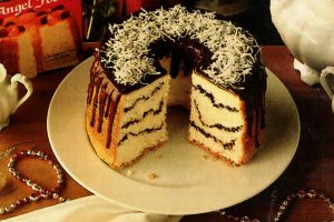 Chocolate angel swirl cake recipe (1986)