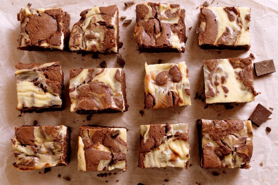 German chocolate cream cheese brownies Click Americana