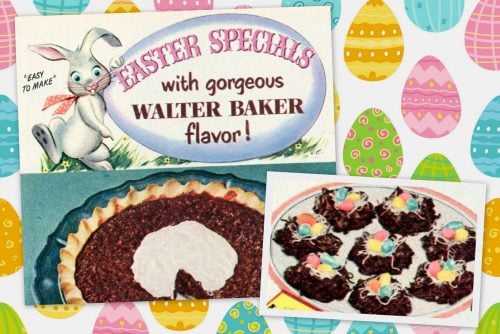 Chocolate pecan pie for Easter A retro 50s recipe