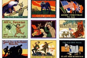 Christmas cards postcards 1918