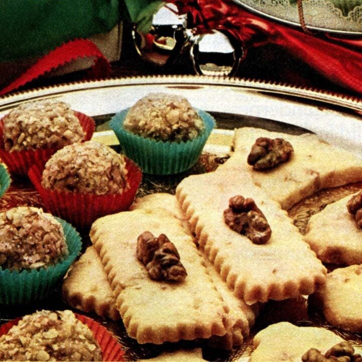 Christmas gifts from the kitchen Caramel fudge balls and shortbread cookies from the 80s (1)