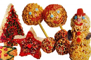 Christmas rice krispies treats