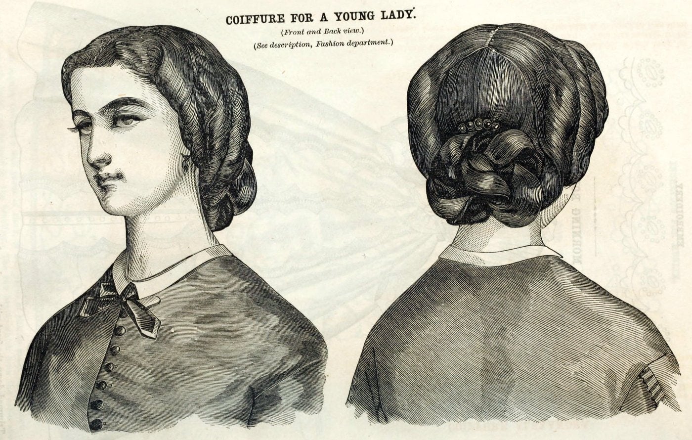 Why long hair was a burden to Civil War-era women (1862) - Click Americana