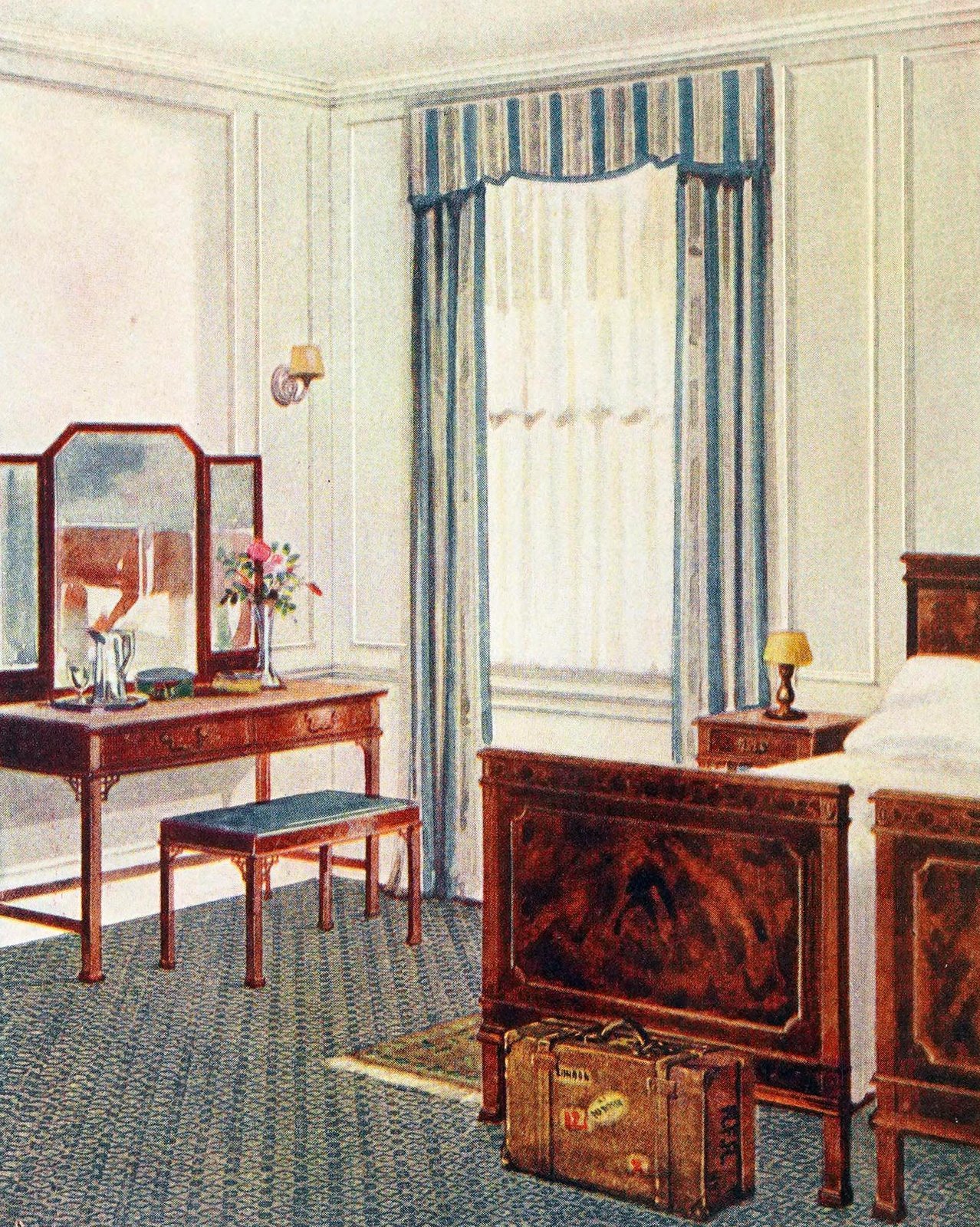 1920s home decor: See beautiful vintage American decorating trends from 100 years ago 12 Classic 1920s home decor - 1922 flooring styles (7) via ClickAmericana com