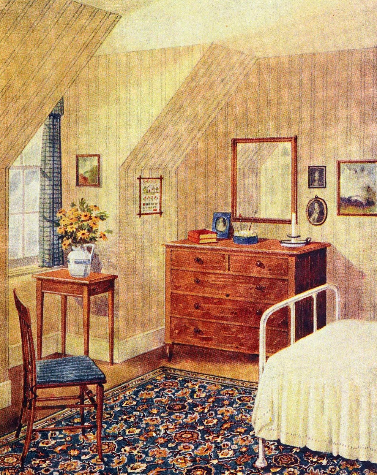 1920s home decor: See beautiful vintage American decorating trends from 100 years ago 10 Classic 1920s home decor - 1922 flooring styles (8) via ClickAmericana com