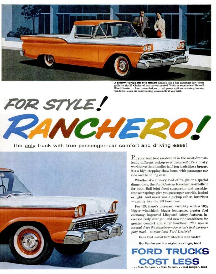 Classic 1959 Ford Ranchero trucks (1)