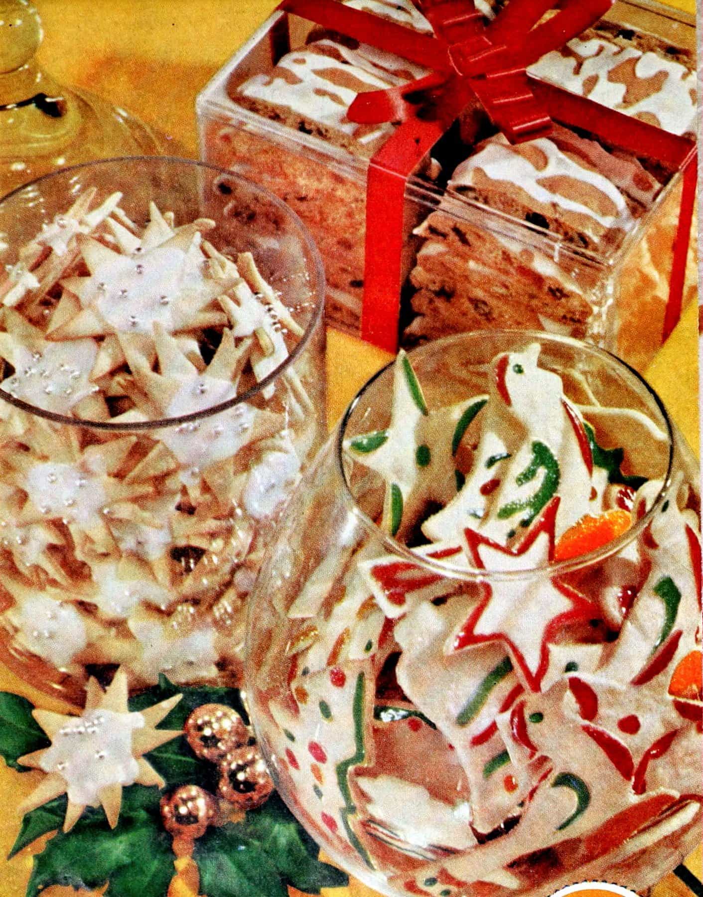 Classic Christmas cookie recipes from the '50s Sugar cookie snowflakes, paintbrush cookies, frosty fruit bars (3)