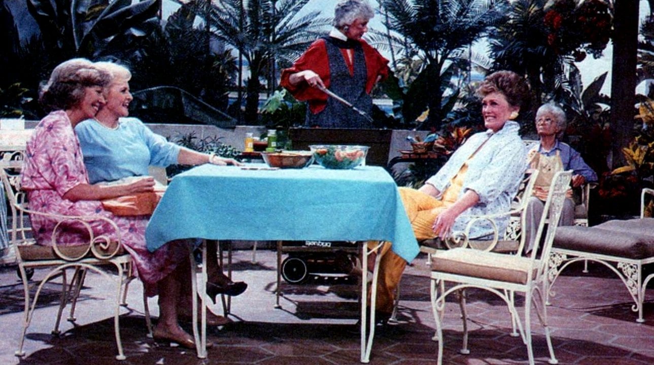 Classic Golden Girls TV series scene via ClickAmericana com