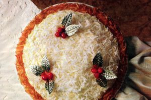 Classic coconut eggnog pie recipes - Vintage
