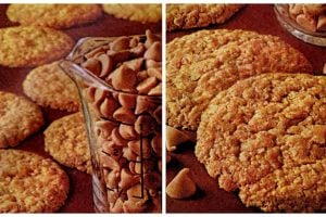 Classic cookie recipe Butterscotch Oaties - 1960s