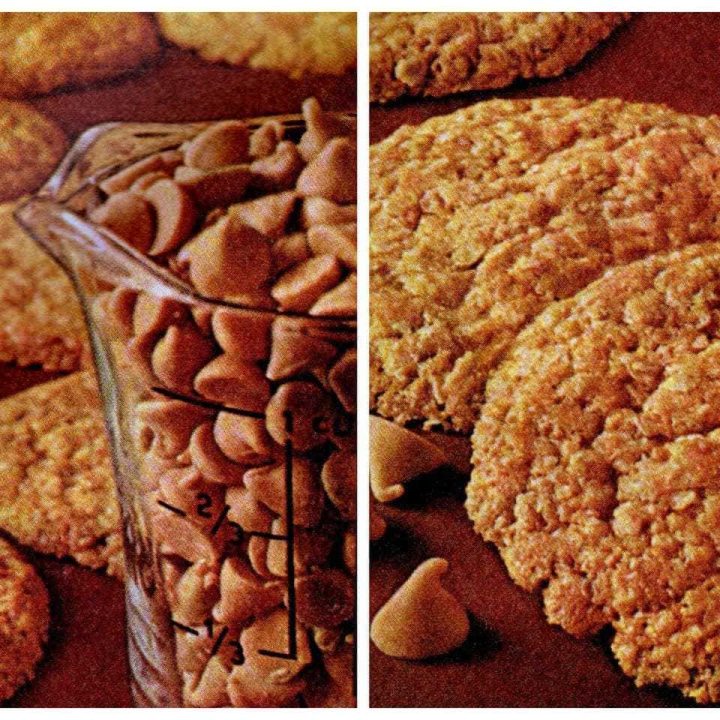 Classic cookie recipe Butterscotch Oaties - 1960s