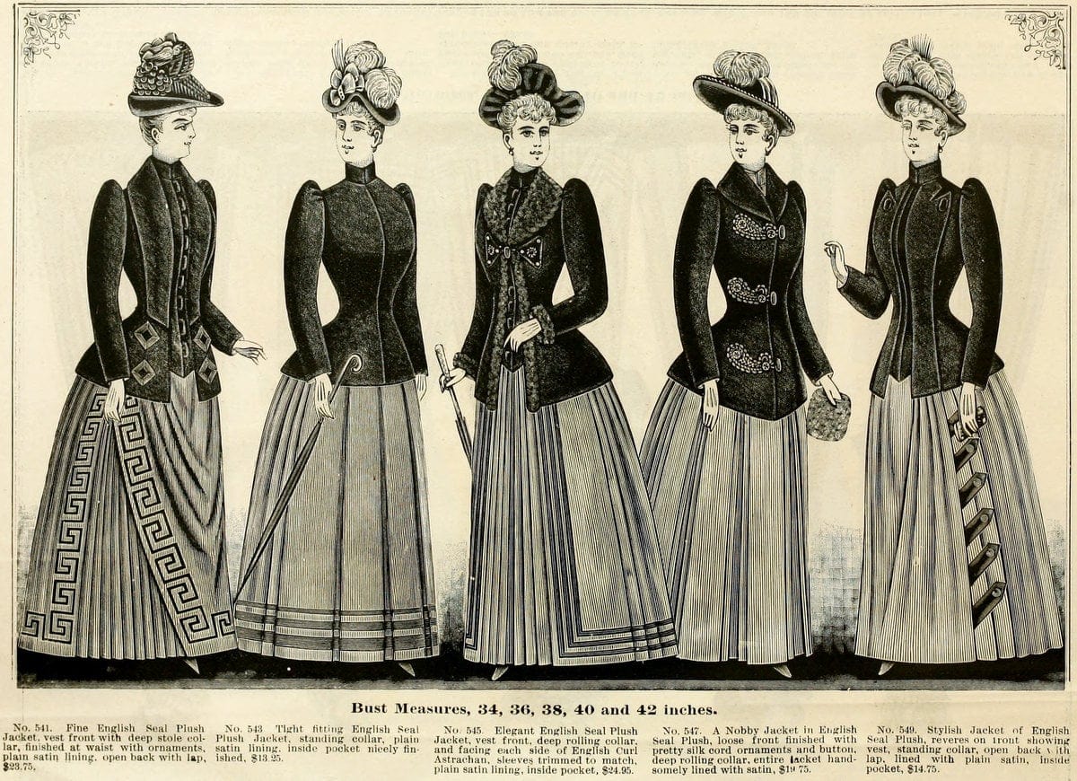 Antique Women s Clothing From 1890 See The Styles Victorian Ladies